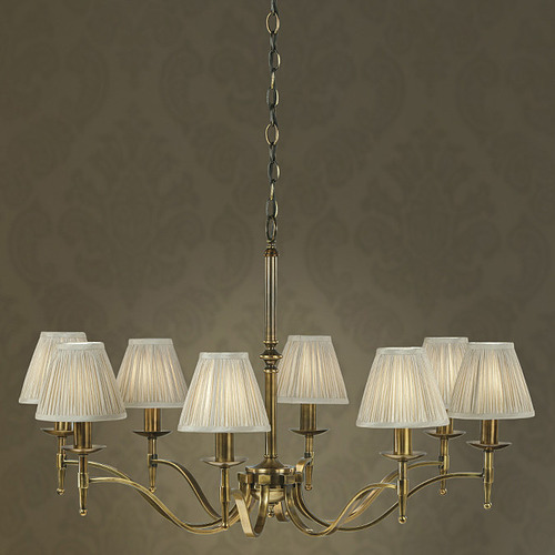 Brass and silver deals chandelier